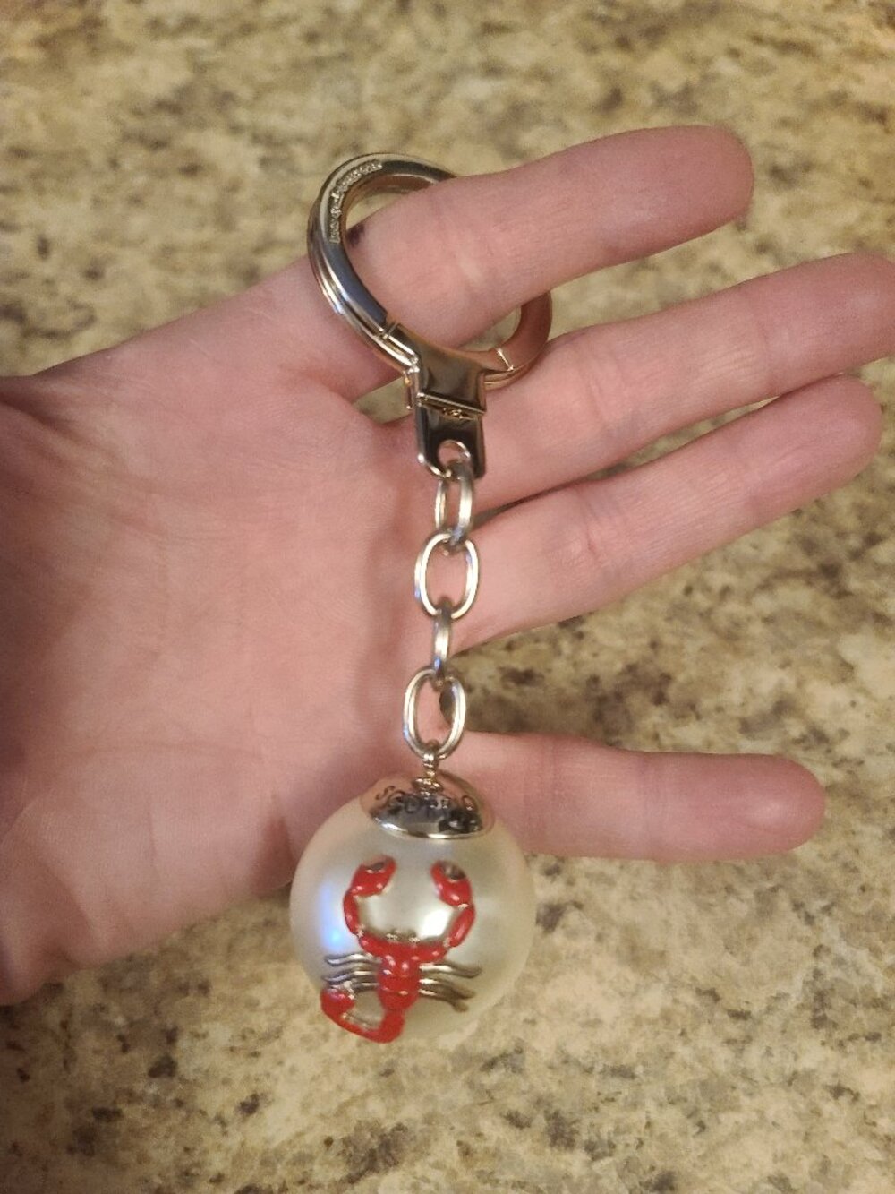 Kate Spade bag accessory/keychain